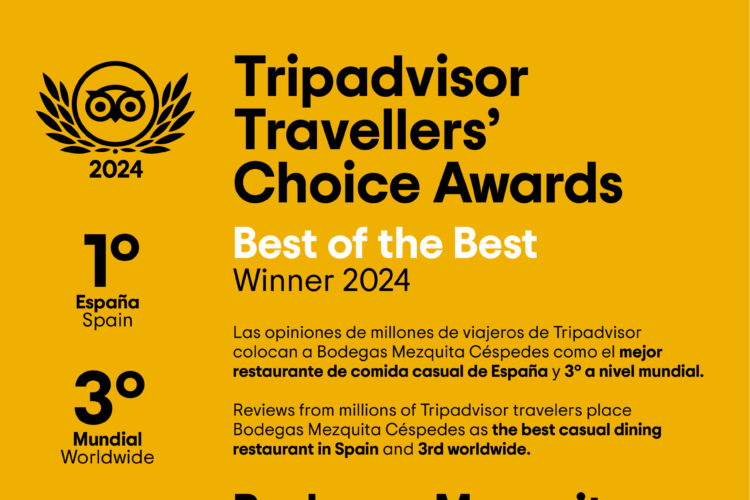 Córdoba Conquista el Mundo: Bodegas Mezquita, Coronado Tercer Mejor Restaurante del Planeta