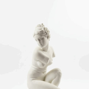 3D Afrodita agachada