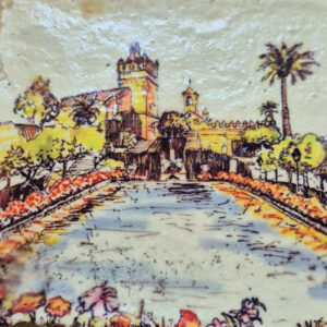 Azulejo 10x10 – Alcázar de los Reyes Cristianos