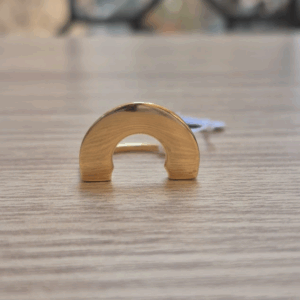 Anillo Arco Plata Chapado Oro 18k Liso