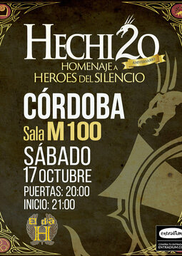 Hechizo: Tributo a Héroes del Silencio en la Sala M100