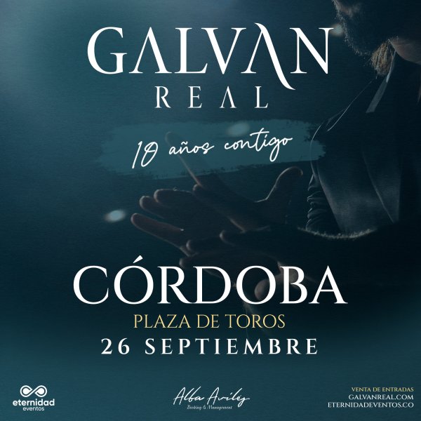 Plaza de Toros de Córdoba: Galván Real, fecha de su concierto del 10º Aniversario