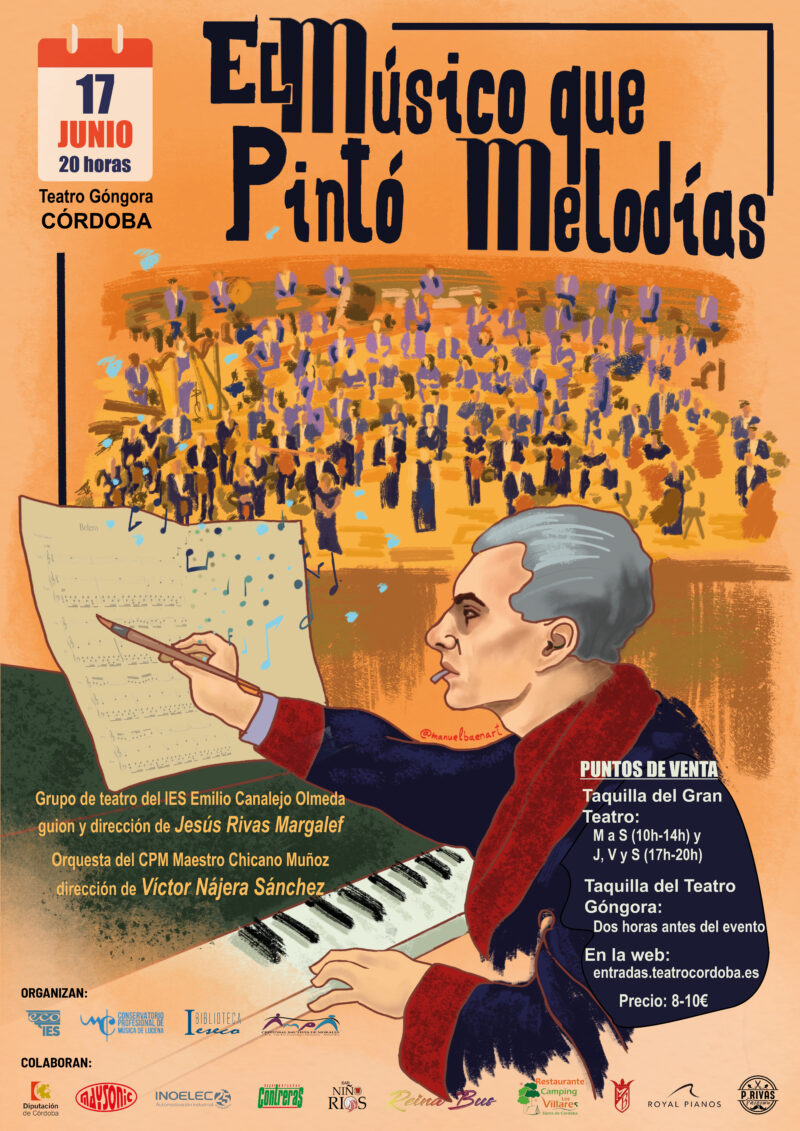 Teatro Góngora de Córdoba: El músico que pintó melodías, fecha y entradas