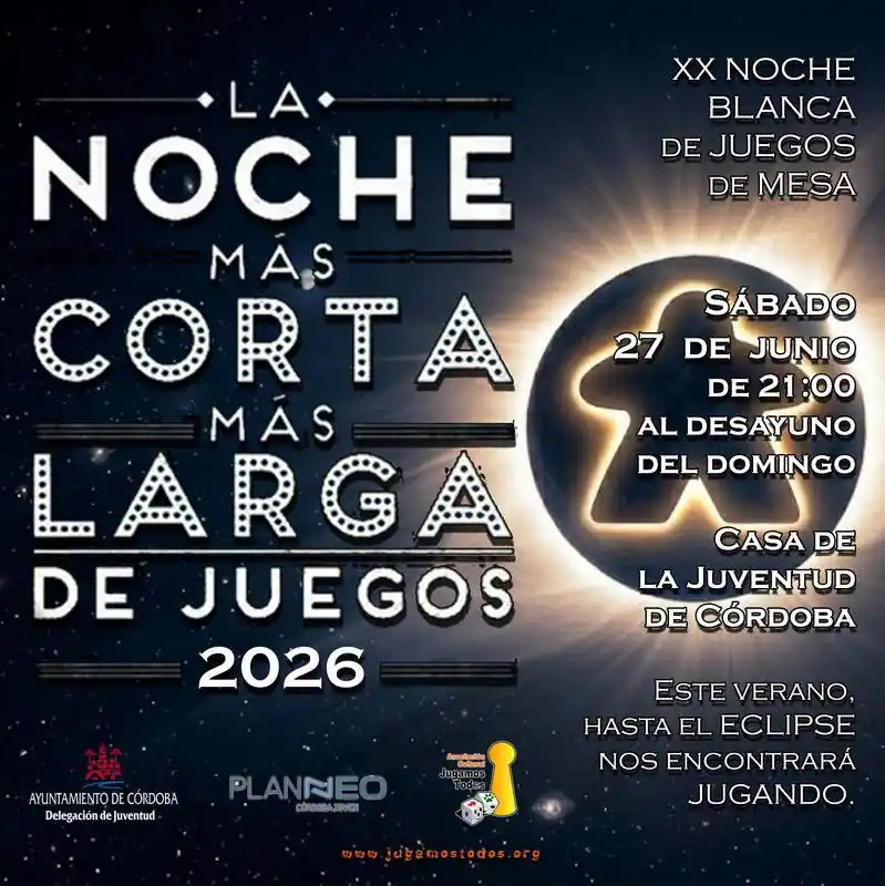 La Noche Más Corta Más Larga de Juegos en Córdoba: fecha, lugar y entradas